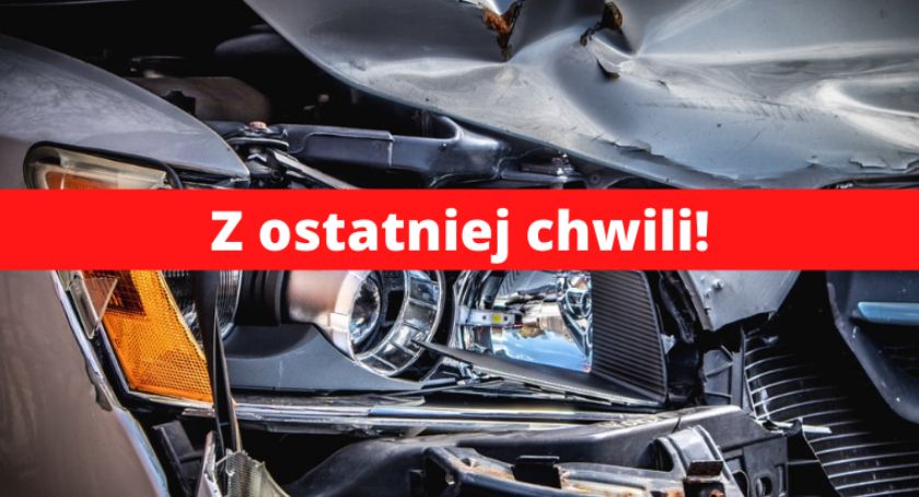 Wypadek na Mokotowie z udziałem auta SOP 