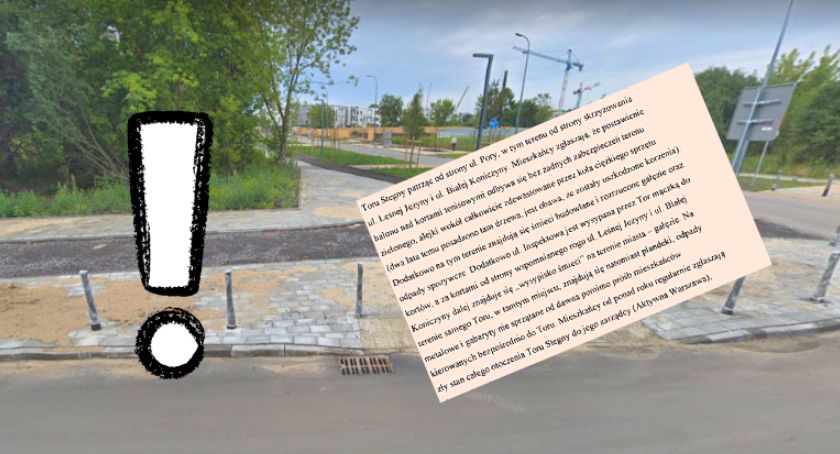 Tor Stegny otoczony bałaganem. Trzeba temu zaradzić! 