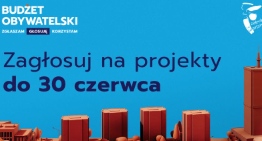 Budżet Obywatelski 2022 - plakat, budynki 