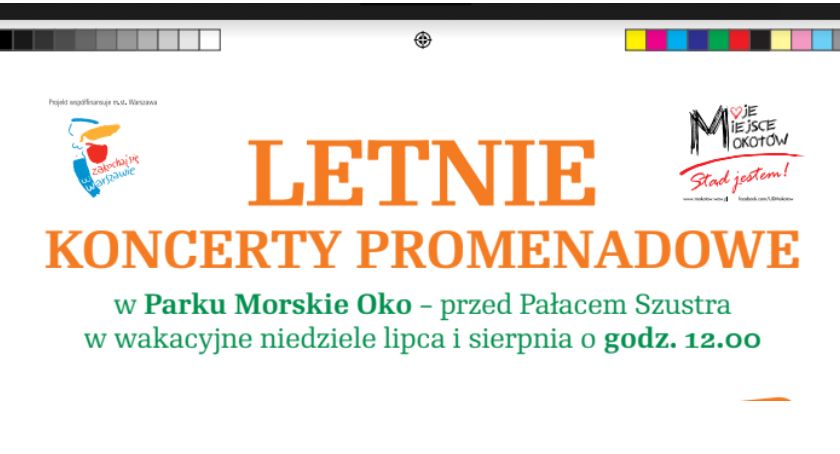 Letnie Koncerty Promenadowe - Plakat