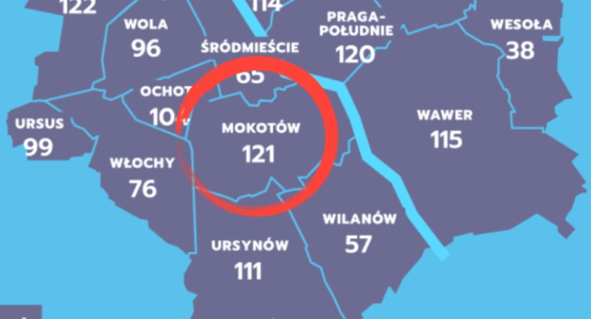 Budżet Obywatelski 2023 - mapka 