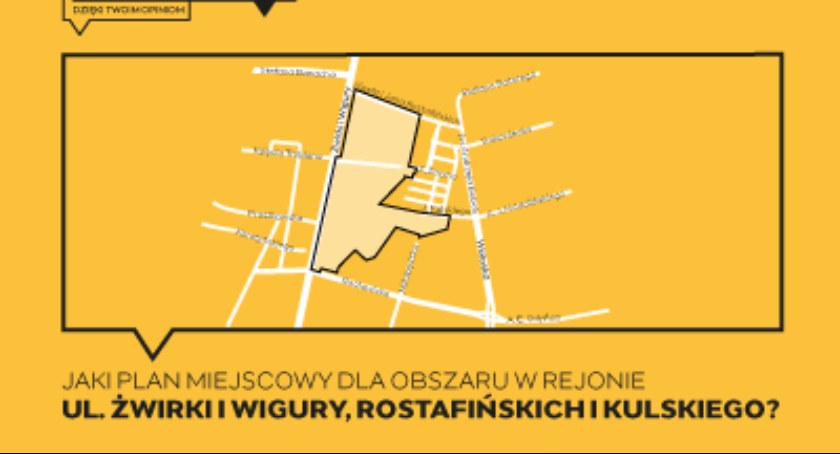 Plakat zachęcający do udziału w konsultacjach. Źródło: architektura.um.warszawa.pl