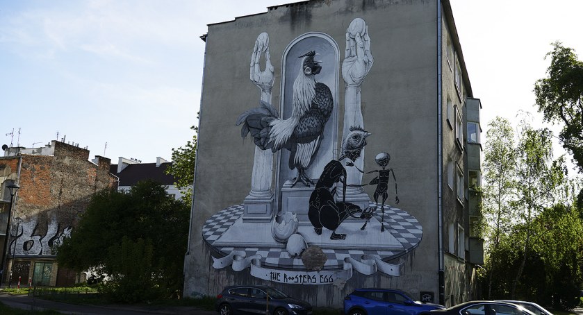 zdjęcie mural Racławicka 21 