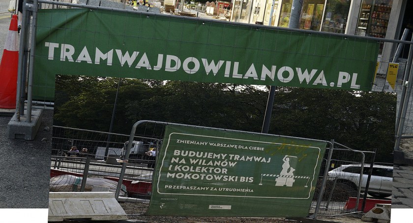ZDJĘCIE Tramwaj z Wilanowa na Mokotów