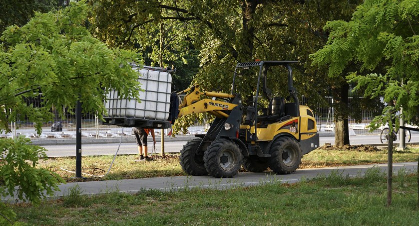 zdjęcie Podlewanie drzew i trawników