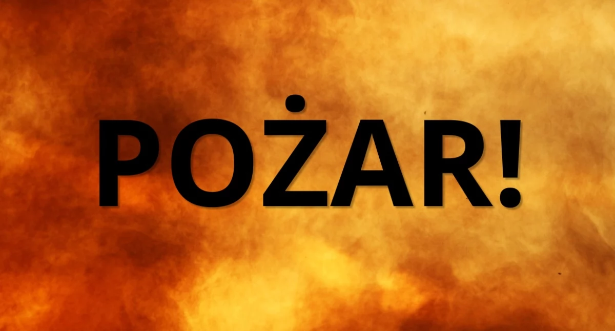 Pożary, WIELKI POŻAR Mokotowie Kłęby głowami - zdjęcie, fotografia