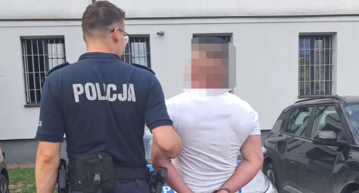 Działania Służb, Groził naruszył domowy uderzył akcja Mokotowie - zdjęcie, fotografia