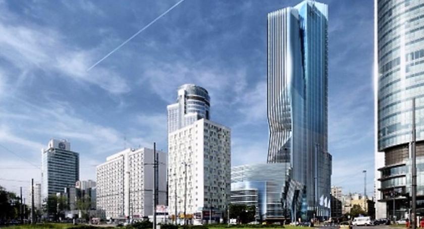 Mordor: rozbiórka biurowca róg al. Wilanowskiej i Rodziny Hiszpańskich pod nowy hotel Marriotta