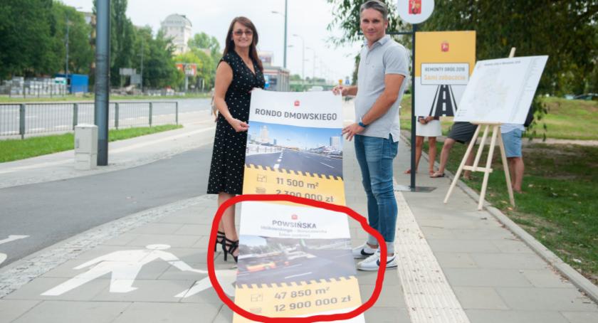 Minął półmetek remontów ulic w Warszawie: Powsińska za nami, Wiertnicza przed nami...