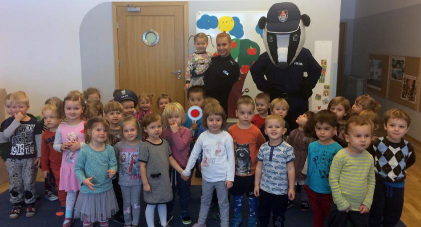 Policja wpadła do Przedszkola nr 344 przy ul. Spartańskiej 2… z Borsukiem!