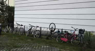 Rowerzyści na Sielcach