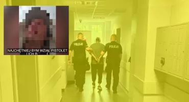 GROZIŁ BRONIĄ W MEDIACH SPOŁECZNOŚCIOWYCH. Akcja w Wilanowie!